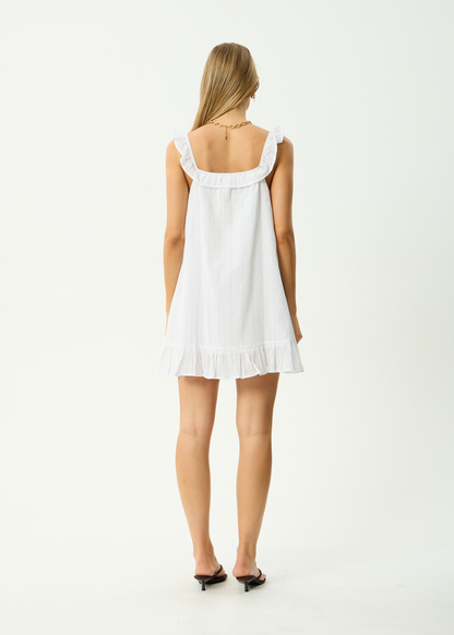 AFENDS Womens Aquarius - Mini Dress - White