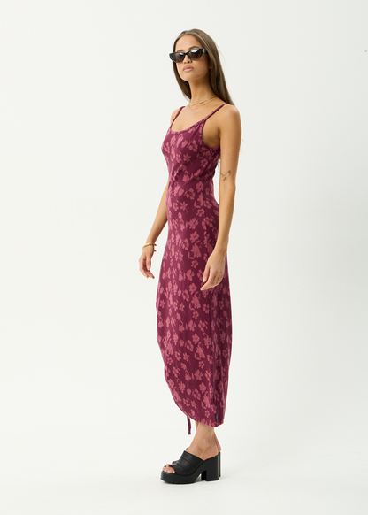 AFENDS Womens Marin - Maxi Dress - Port