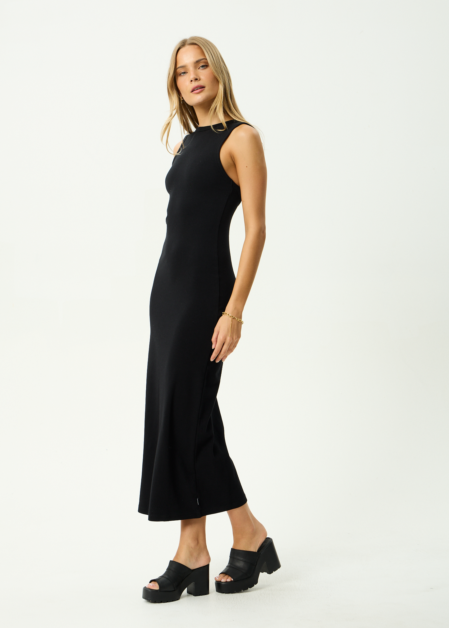 AFENDS Womens Astoria -  Maxi Dress - Black