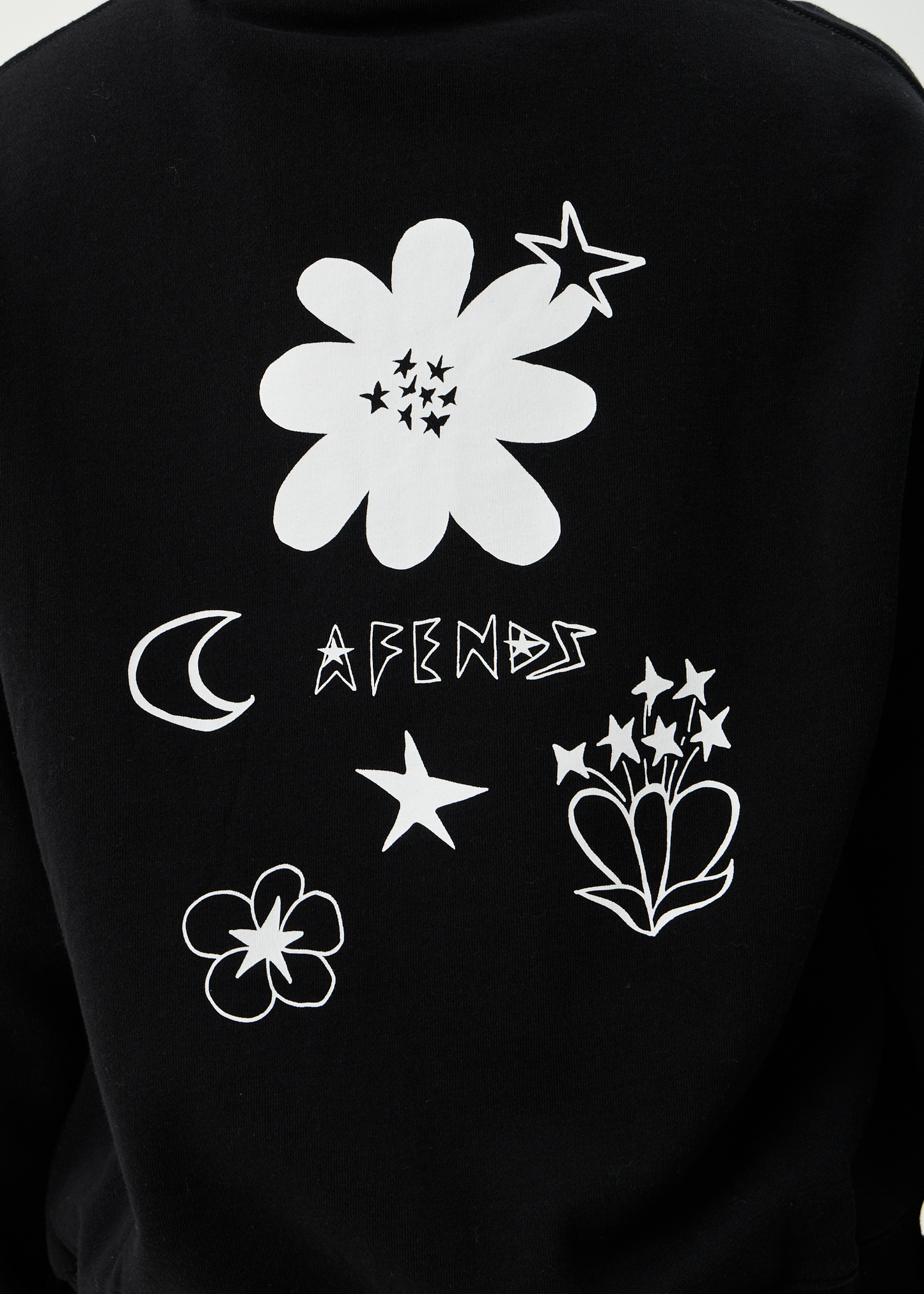 AFENDS Womens Terra - Zip Hood - Black