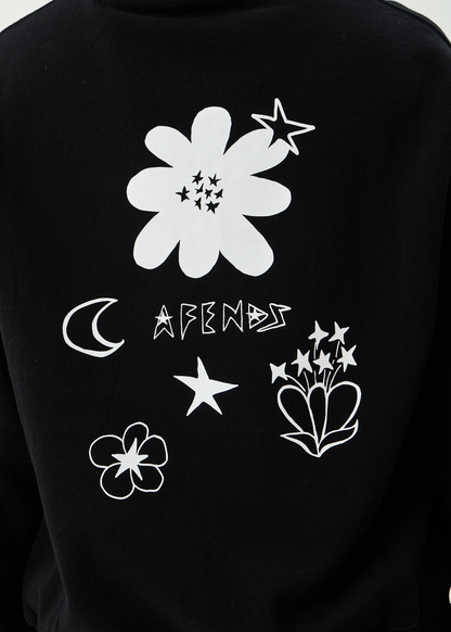 AFENDS Womens Terra - Zip Hood - Black