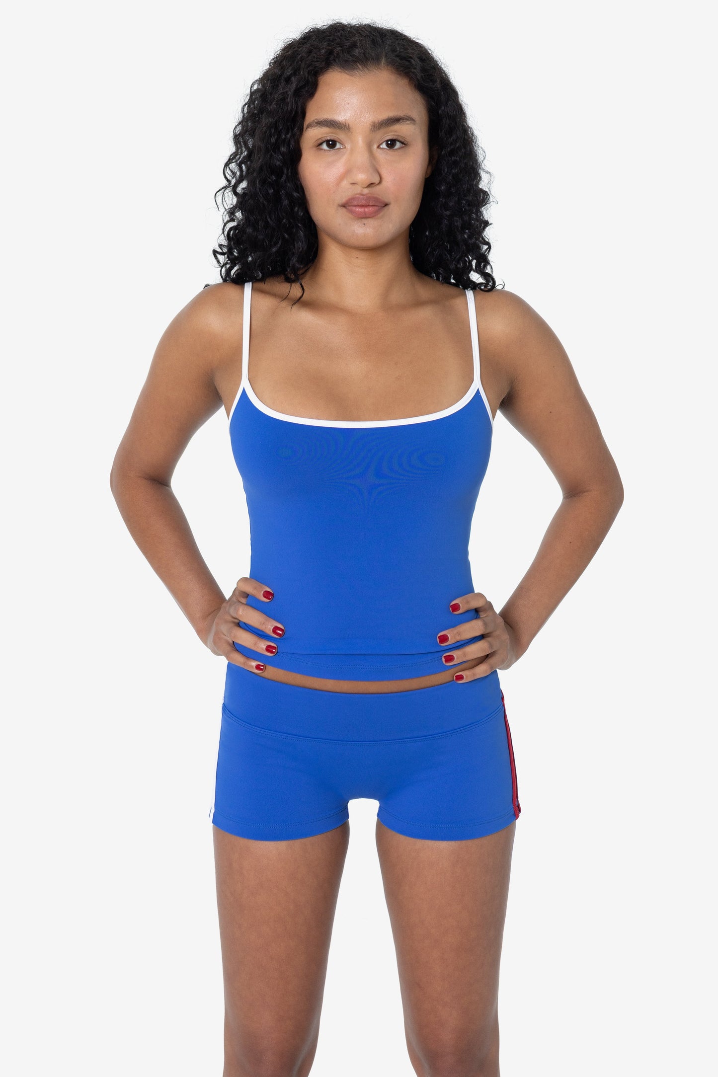RAW352-WC - Athletic Stripe Performance Mini Short