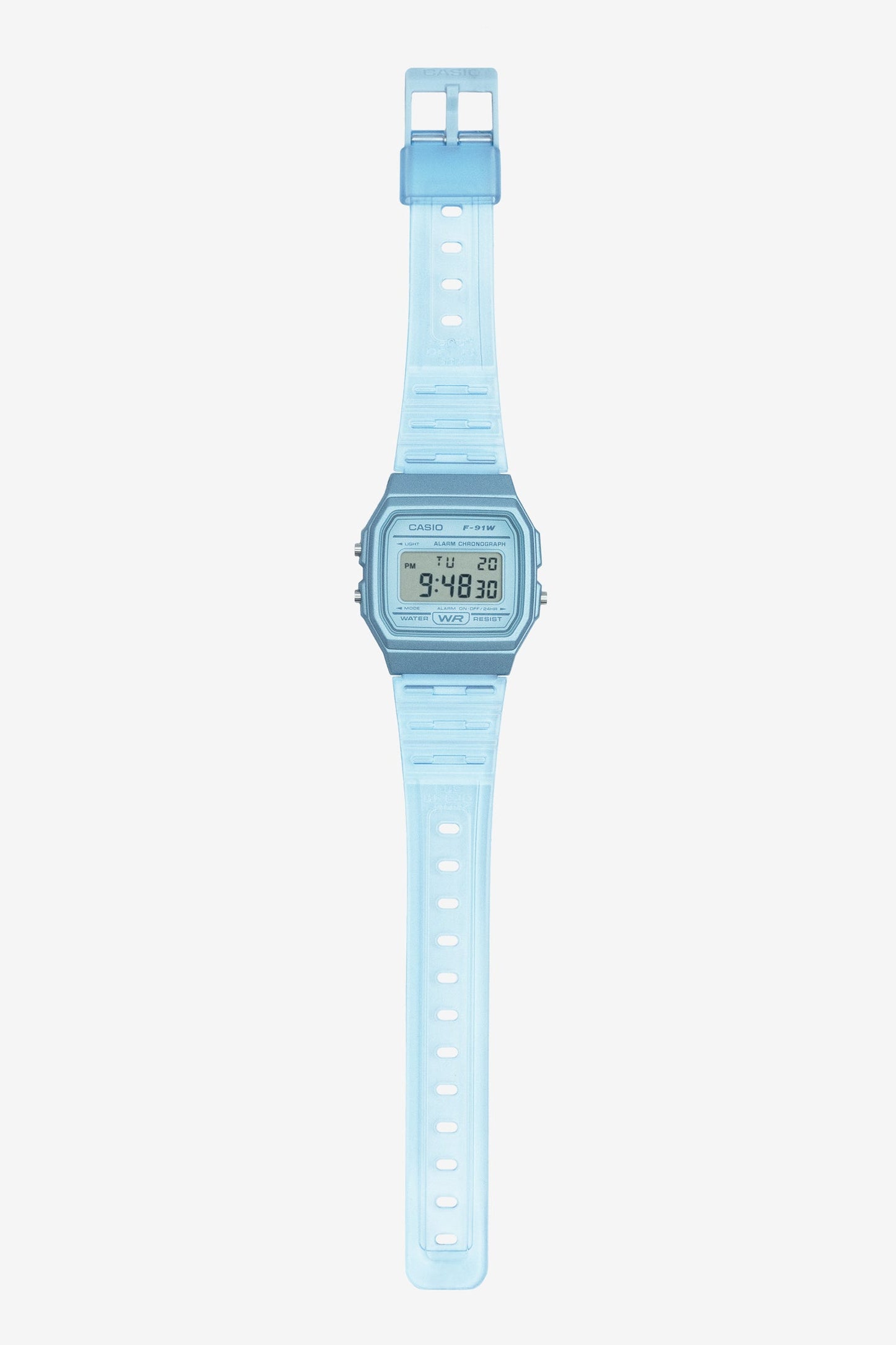 WCHD7CF - Casio Unisex Digital Clear Jelly Strap Watch