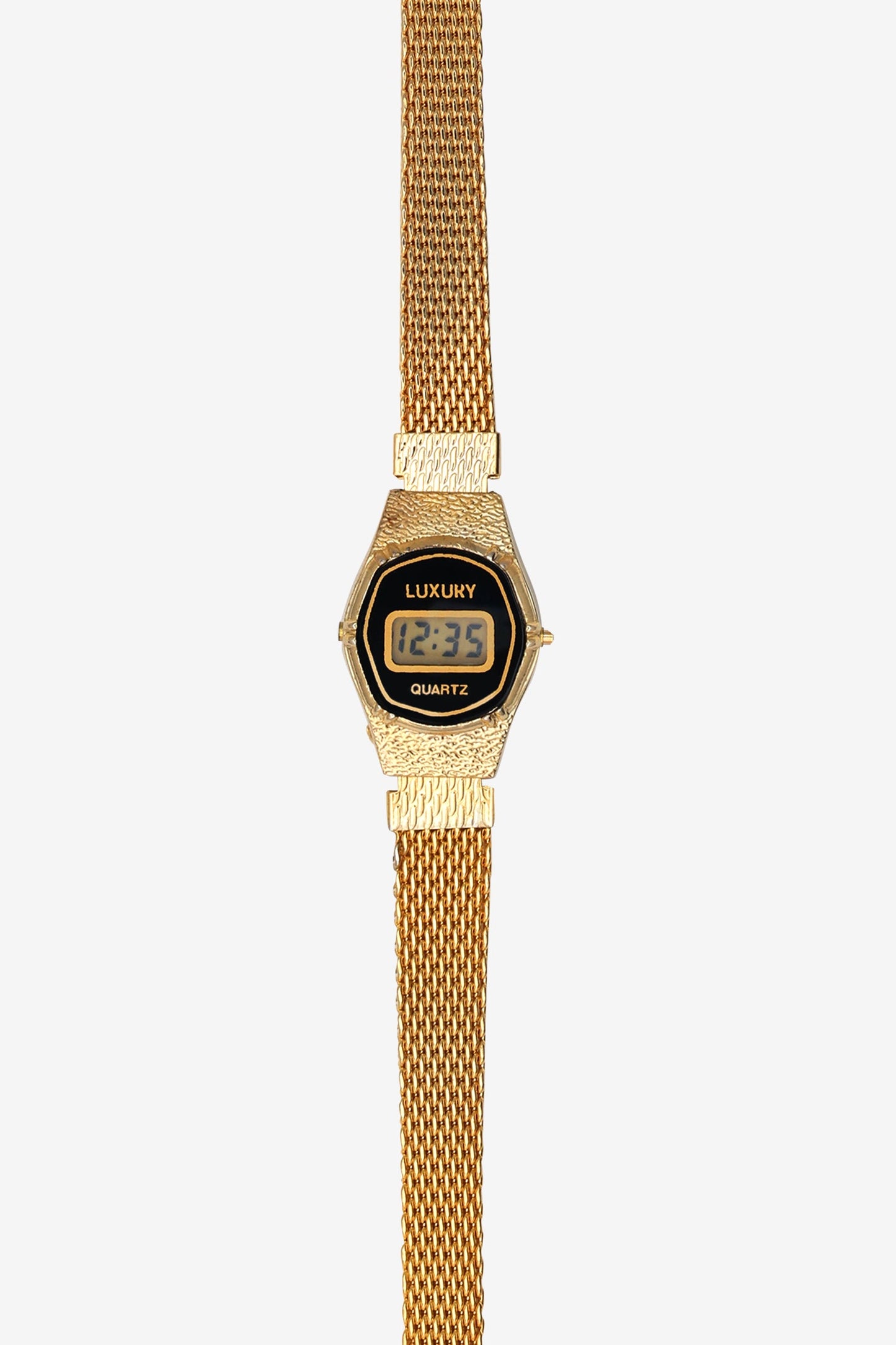 WCHRA58 - Tiny Metal Mesh Luxury Watch