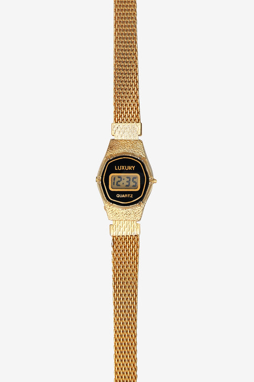 WCHRA58 - Tiny Metal Mesh Luxury Watch