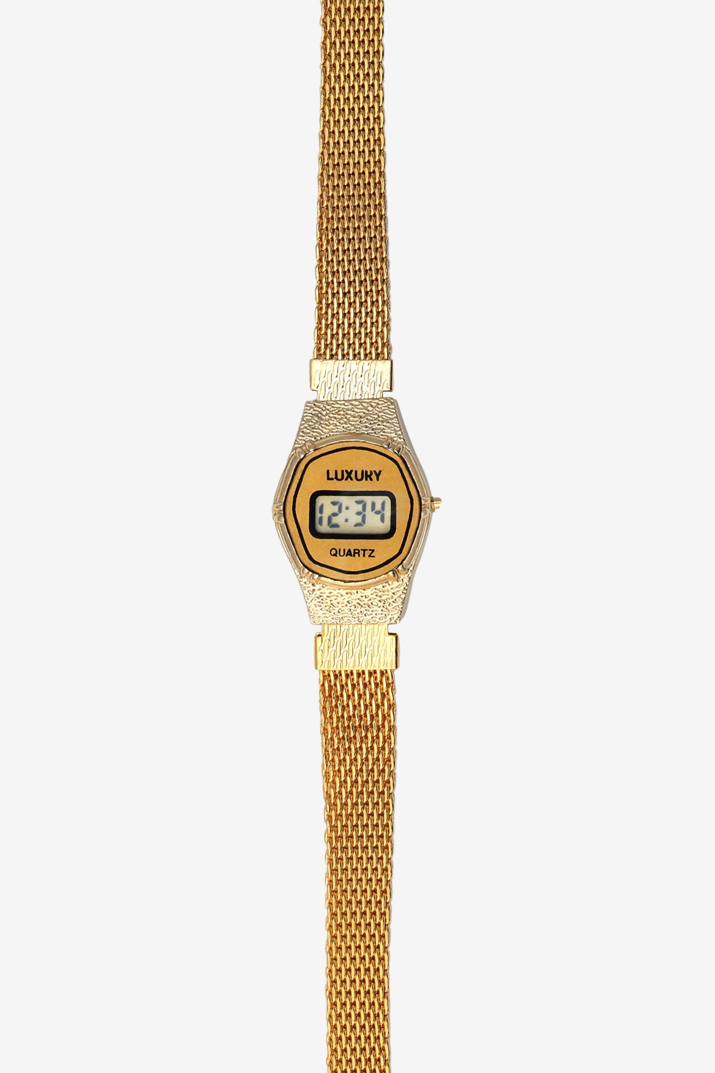 WCHRA58 - Tiny Metal Mesh Luxury Watch