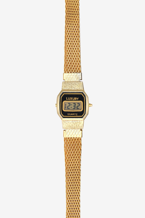 WCHRA55 - Tiny Metal Mesh Luxury Watch