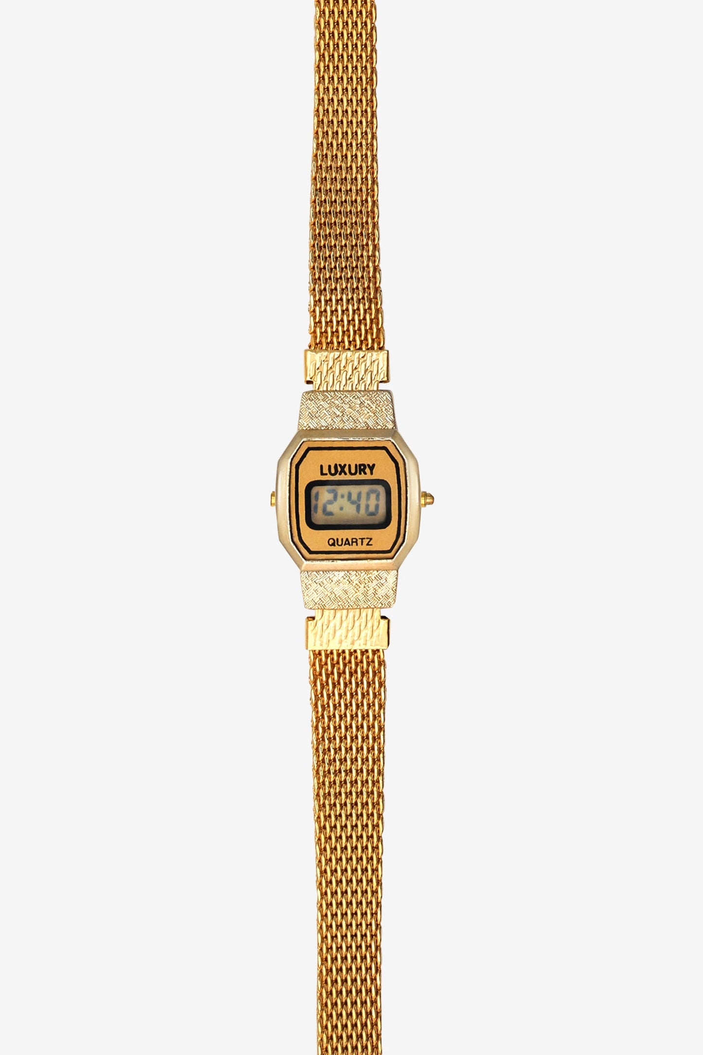 WCHRA62 - Tiny Square Metal Mesh Luxury Watch