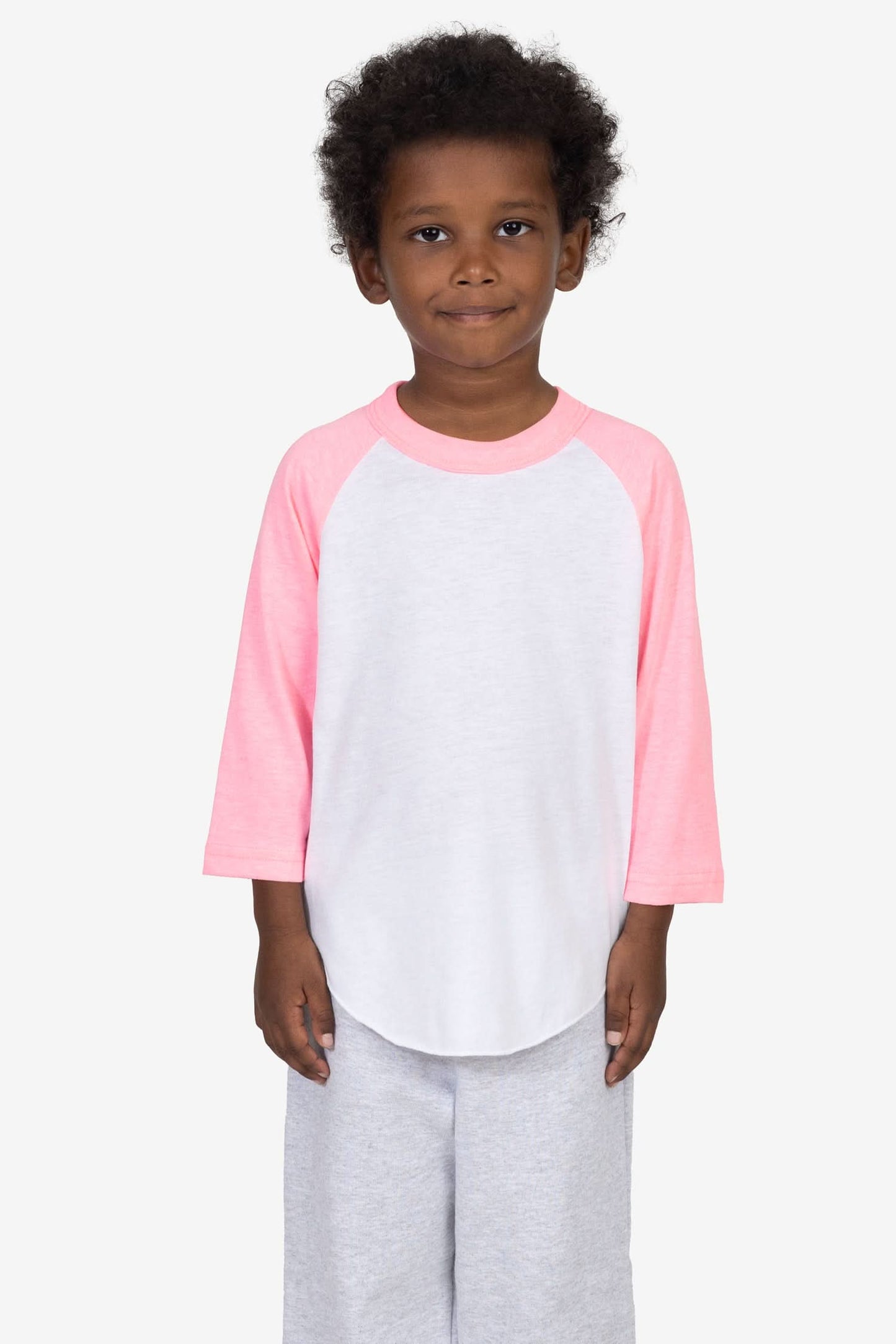 FF1053 - Toddler 3/4 Sleeve Poly Cotton Raglan