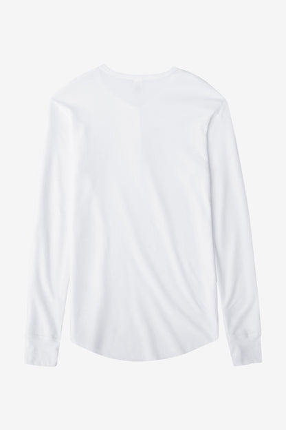 T457 - Poly-Cotton Thermal Long Sleeve Henley