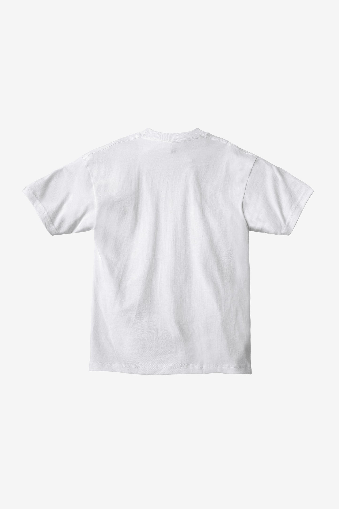 2017MN - 6.0oz Mock Crew Neck Heavy Combed Cotton T-Shirt