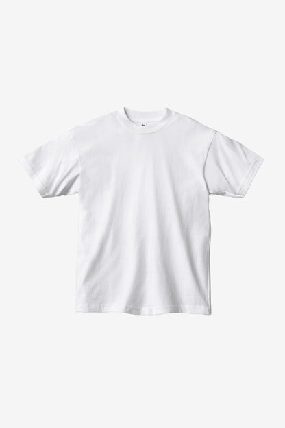 2017MN - 6.0oz Mock Crew Neck Heavy Combed Cotton T-Shirt
