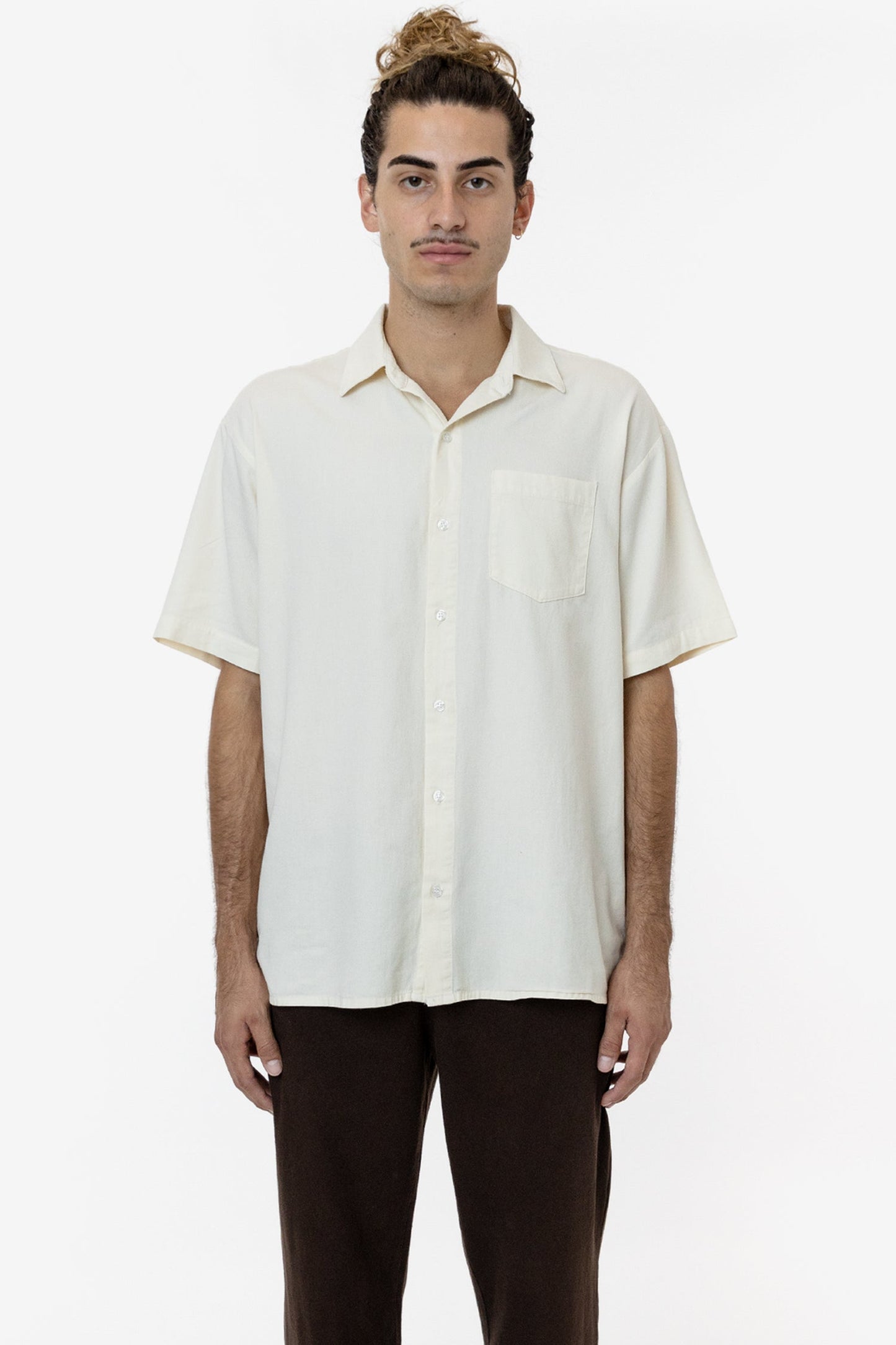 RCT419GD - Cotton Twill Casual Button Up Shirt