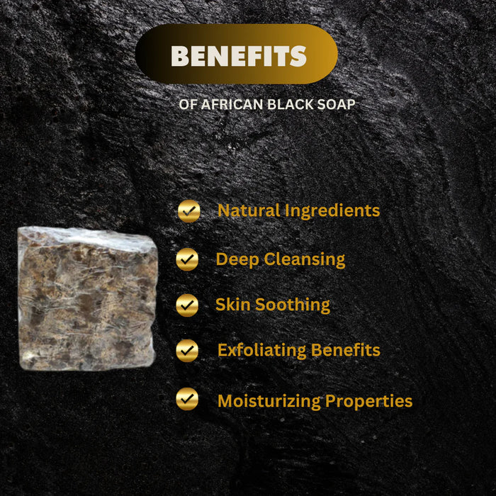 AFRICAN BLACK SOAP 5 LBS
