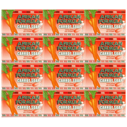 African Formular Carrot Soap 3 oz / 85 g (6 PACK) African Formula