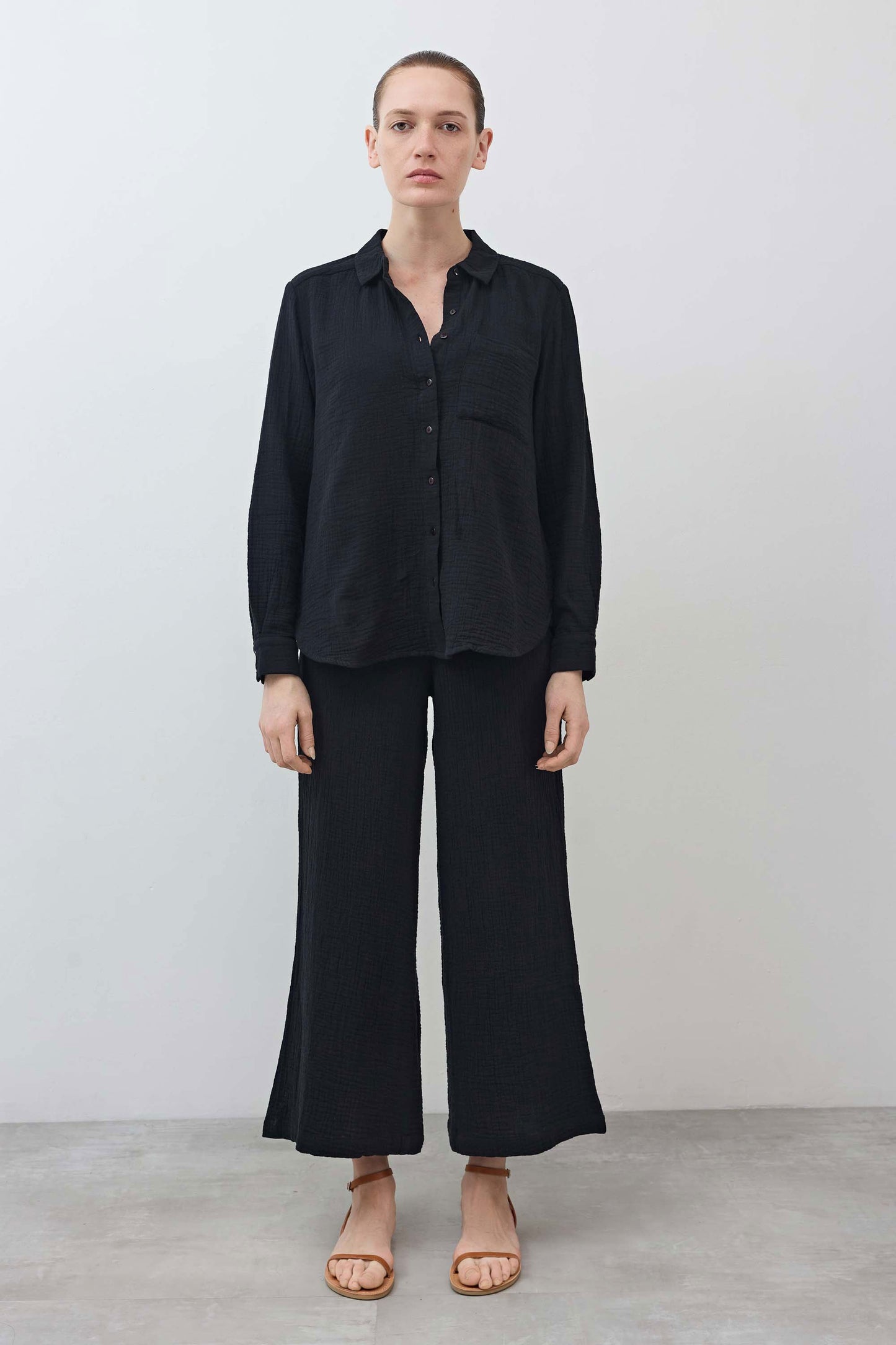 Airy Wide Leg Pants