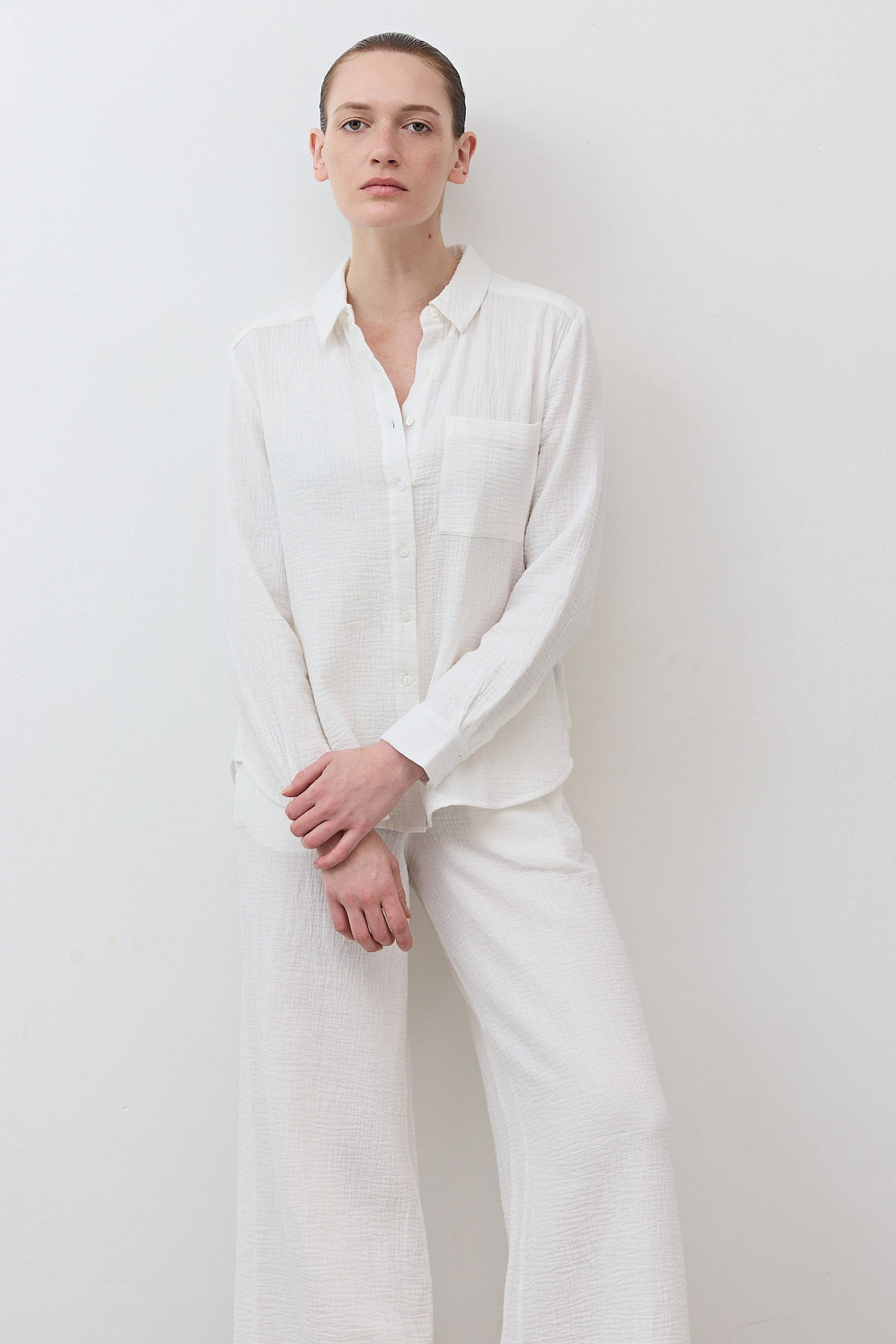 Airy Button Down Tunic