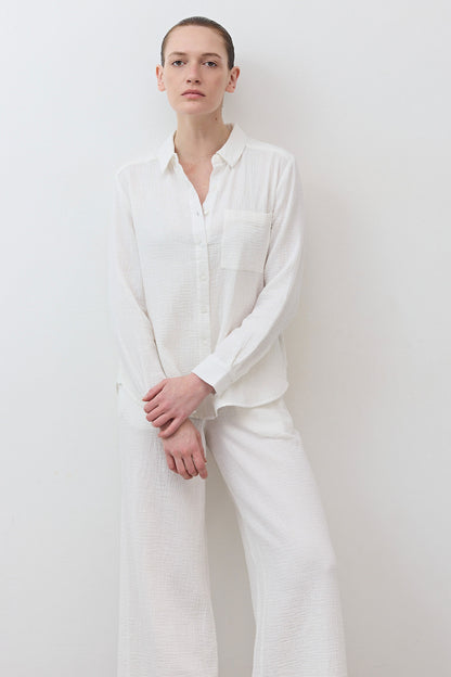 Airy Button Down Tunic