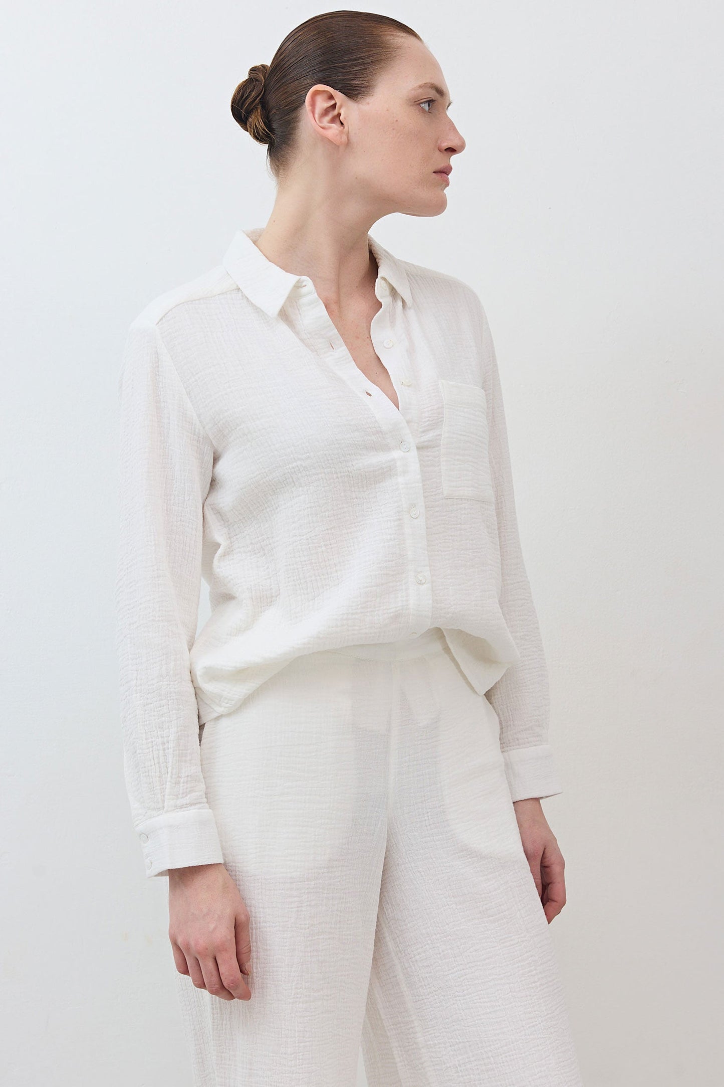 Airy Button Down Tunic