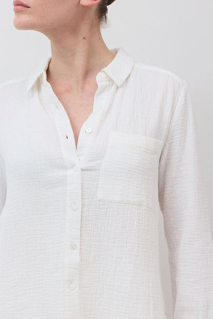 Airy Button Down Tunic