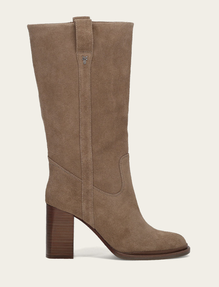 Alex Slouchy Mid - Dark Taupe - Outside