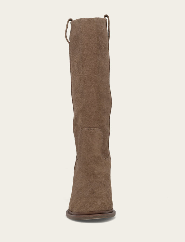 Alex Slouchy Mid - Dark Taupe - Front
