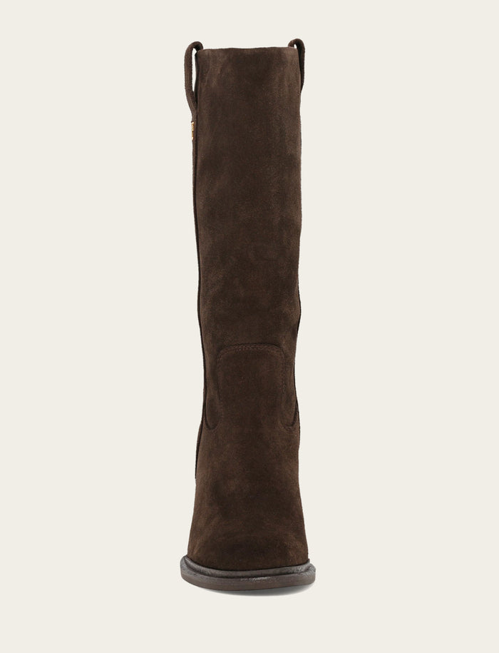 Alex Slouchy Mid - Dark Brown - Front