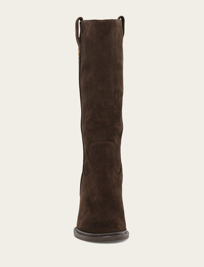 Alex Slouchy Mid - Dark Brown - Front