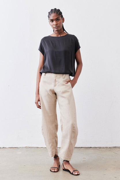Almost A Tee Silk Blouse