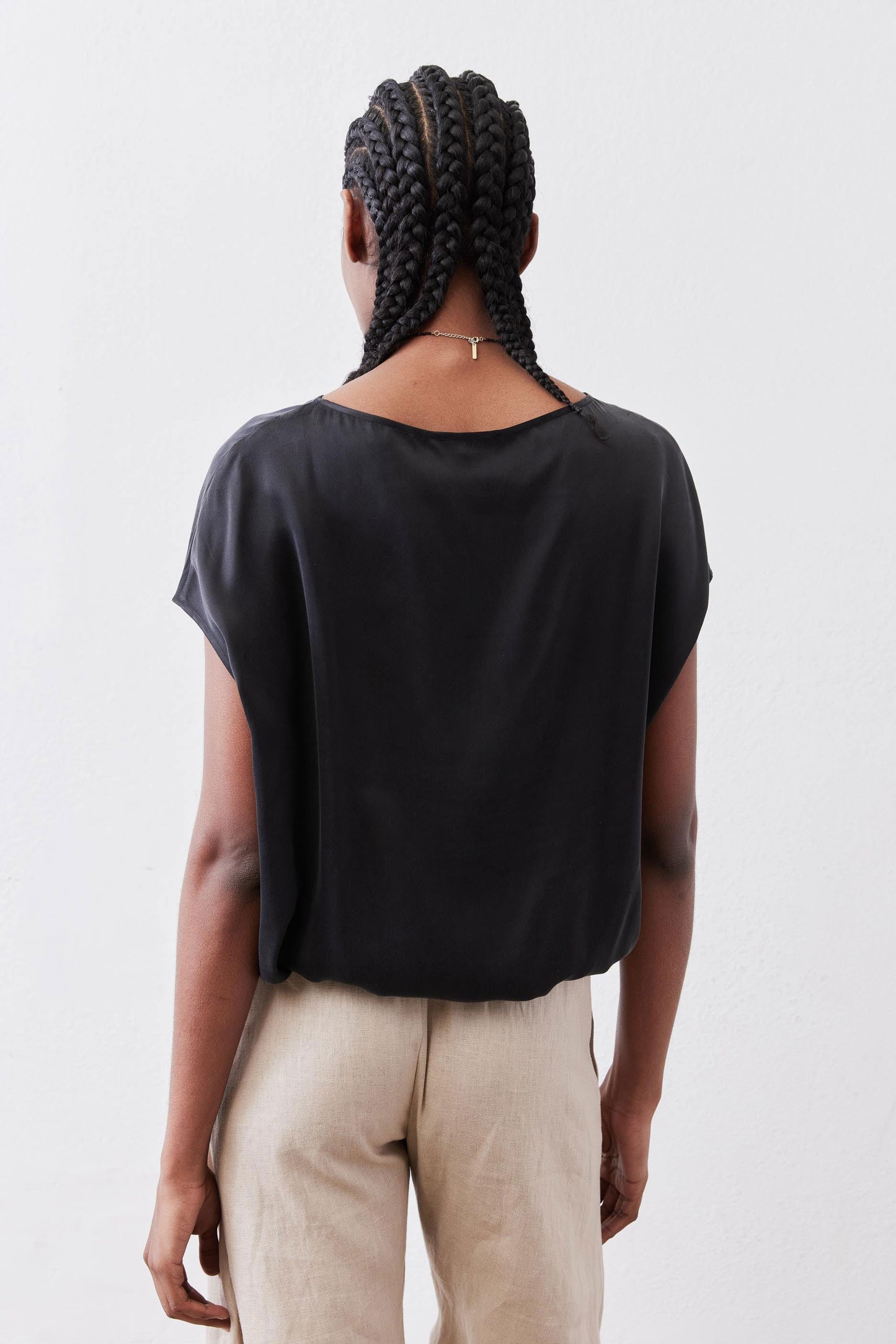 Almost A Tee Silk Blouse