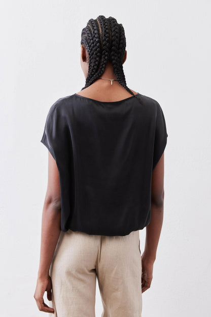 Almost A Tee Silk Blouse