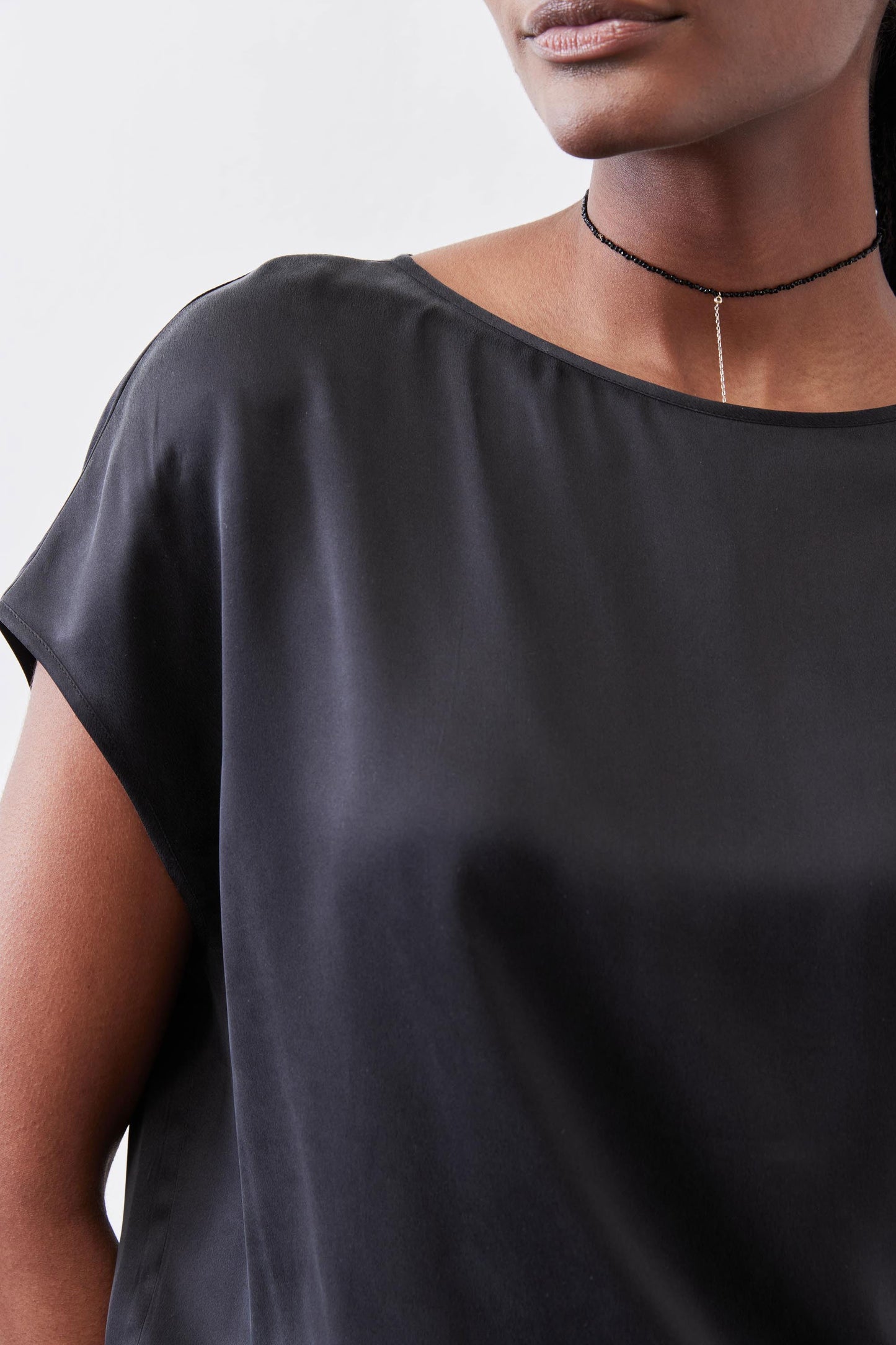 Almost A Tee Silk Blouse