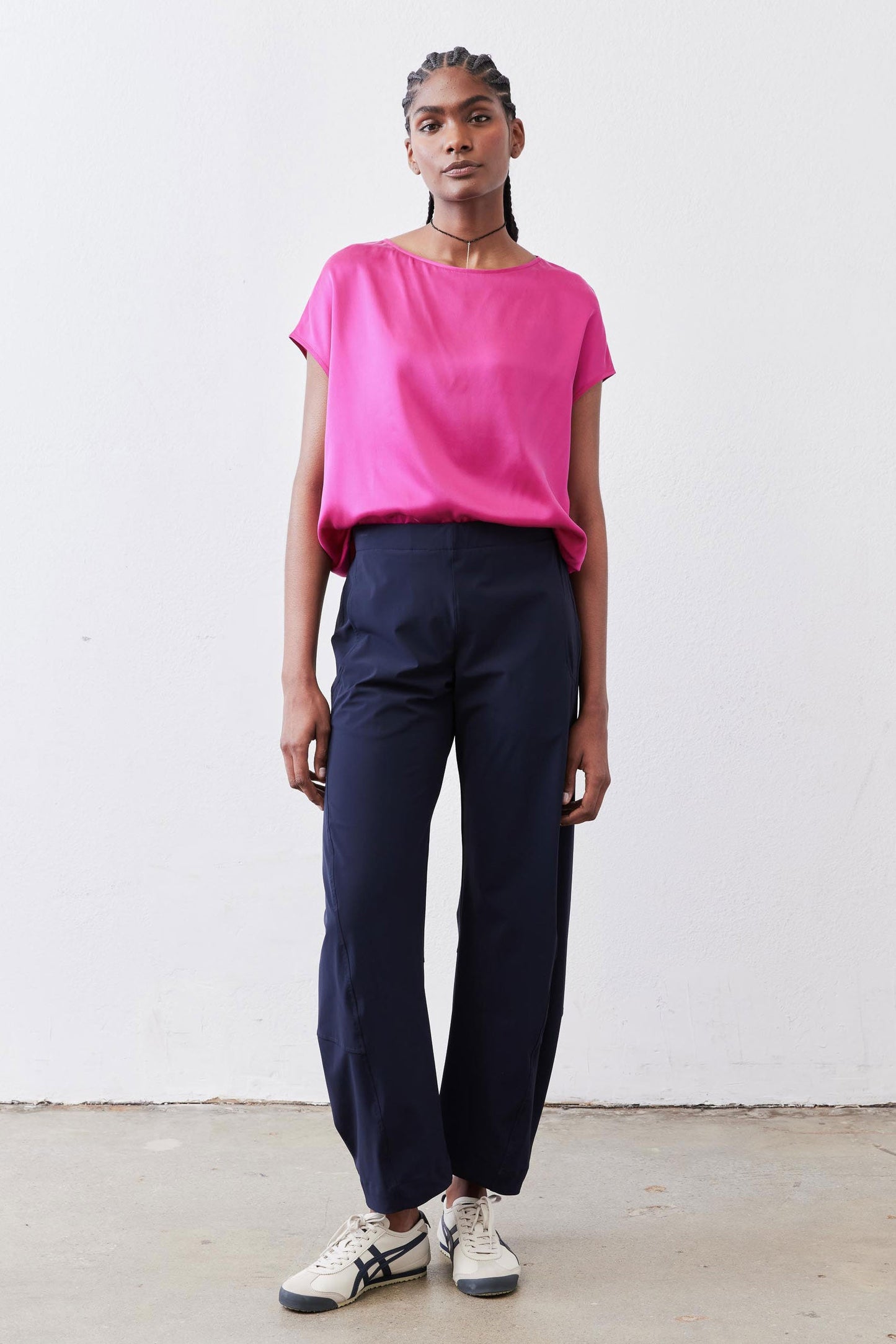 Almost A Tee Silk Blouse