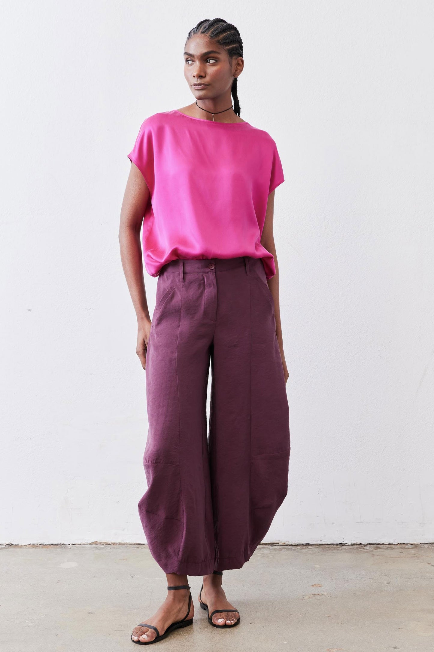 Almost A Tee Silk Blouse