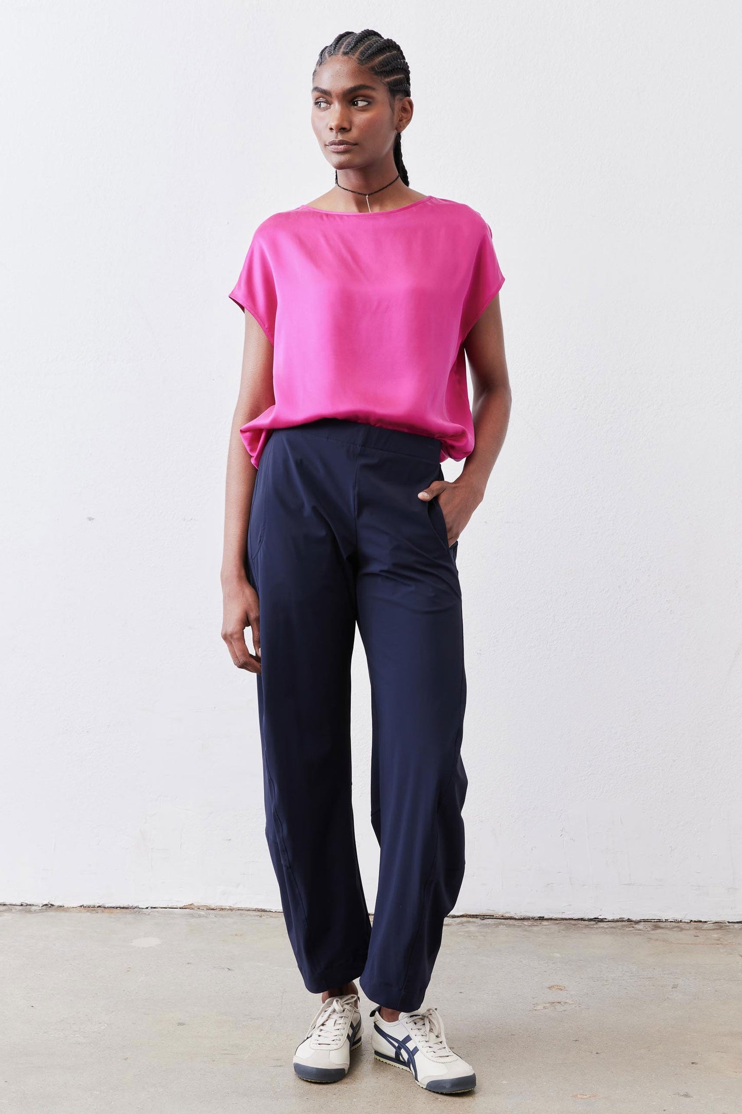 Almost A Tee Silk Blouse