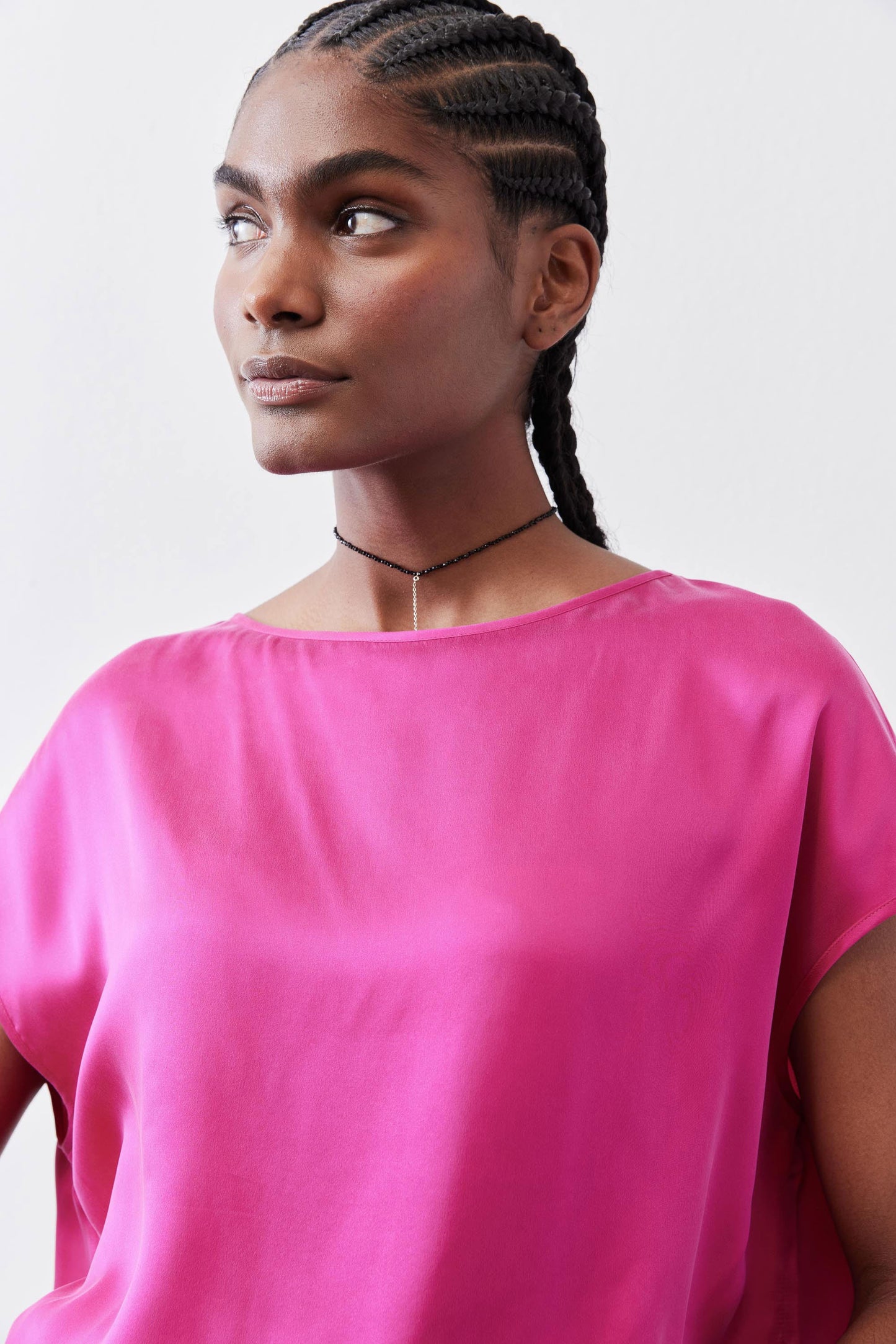 Almost A Tee Silk Blouse
