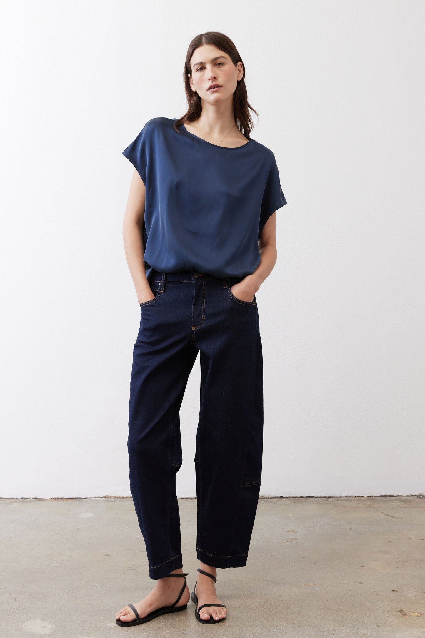 Almost A Tee Silk Blouse