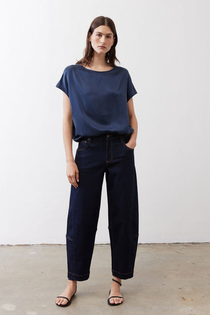 Almost A Tee Silk Blouse