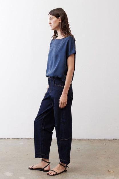 Almost A Tee Silk Blouse