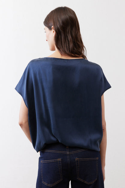 Almost A Tee Silk Blouse