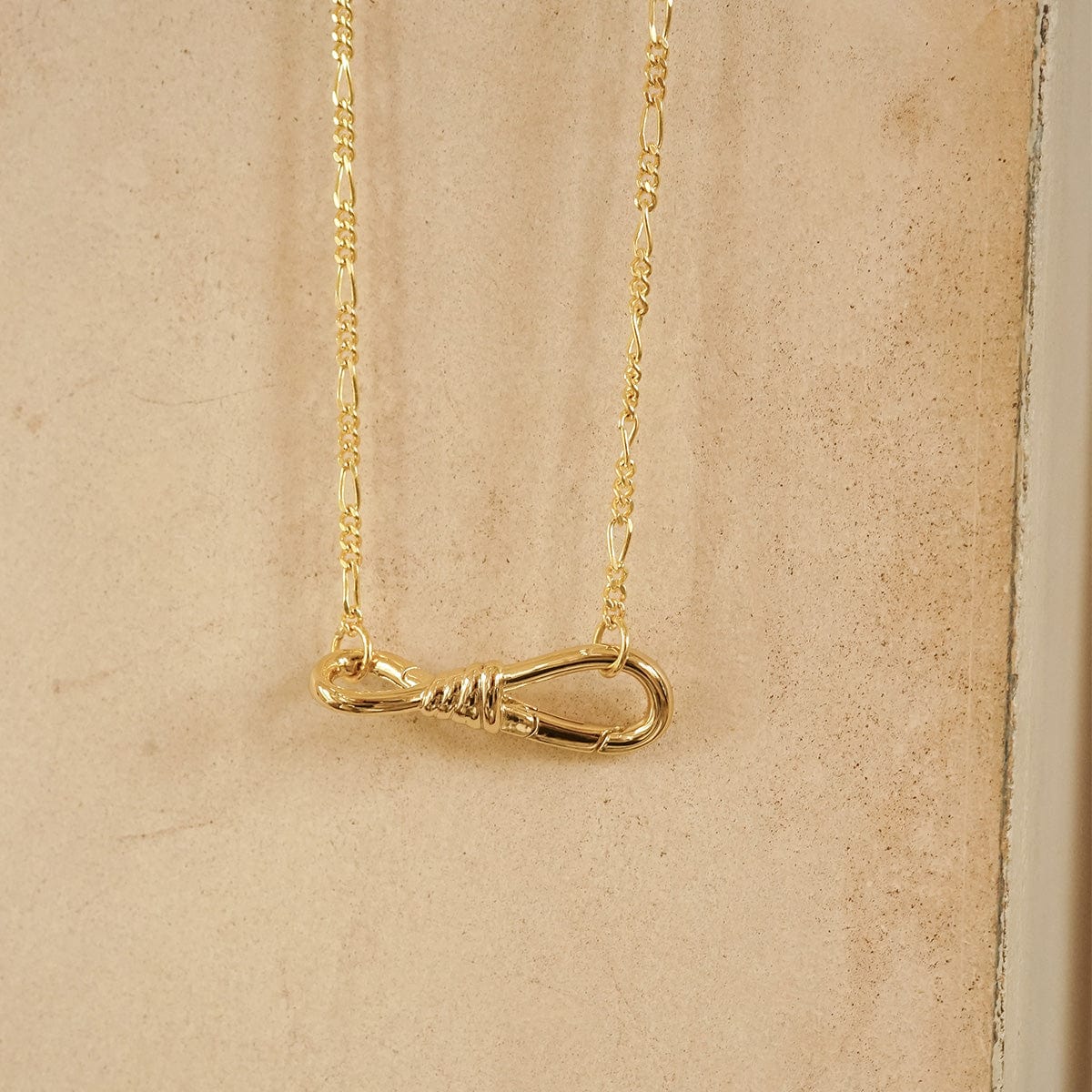 Apollo Carabiner Chain Necklace 18ct Gold Plate