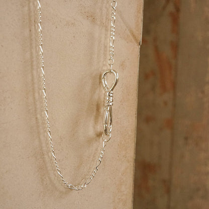 Apollo Carabiner Chain Necklace Sterling Silver