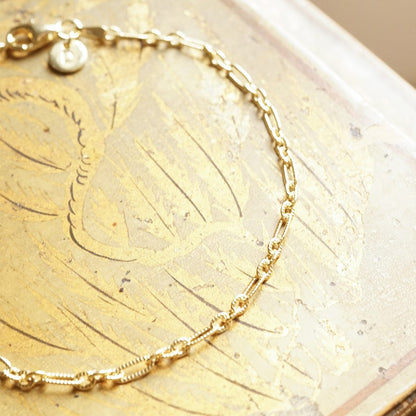 Apollo Chain Anklet 18ct Gold Plate