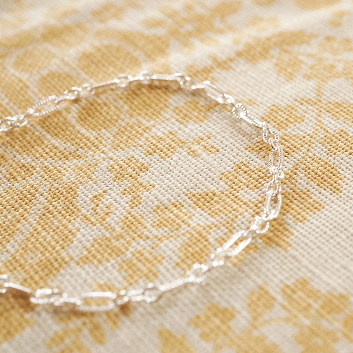 Apollo Chain Anklet Sterling Silver