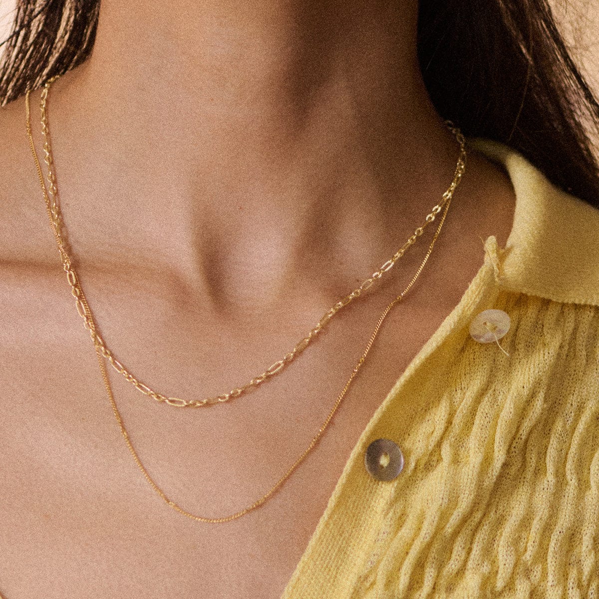 Apollo Chain Necklace 18ct Gold Plate