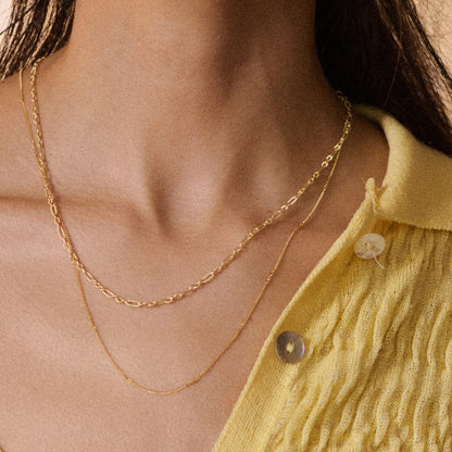 Apollo Chain Necklace 18ct Gold Plate