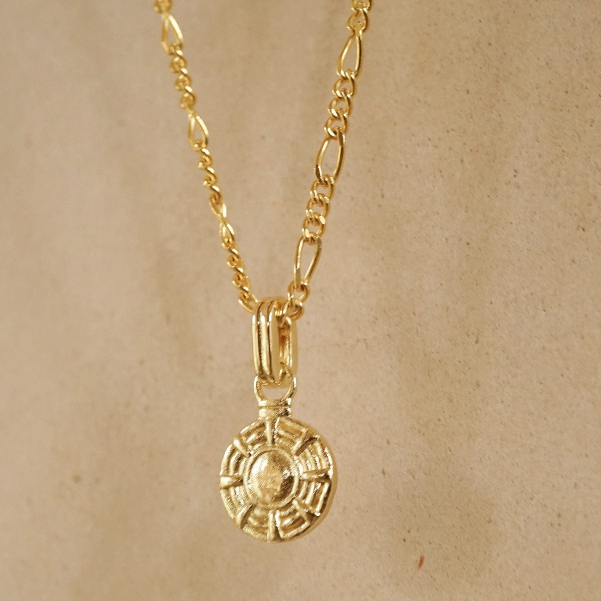Apollo Earrings & Pendant Necklace Layering Set 18ct Gold Plate
