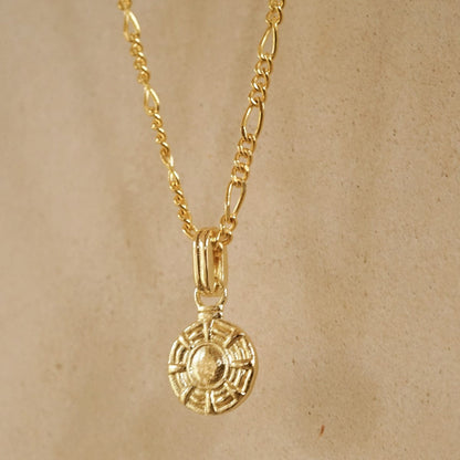 Apollo Earrings & Pendant Necklace Layering Set 18ct Gold Plate
