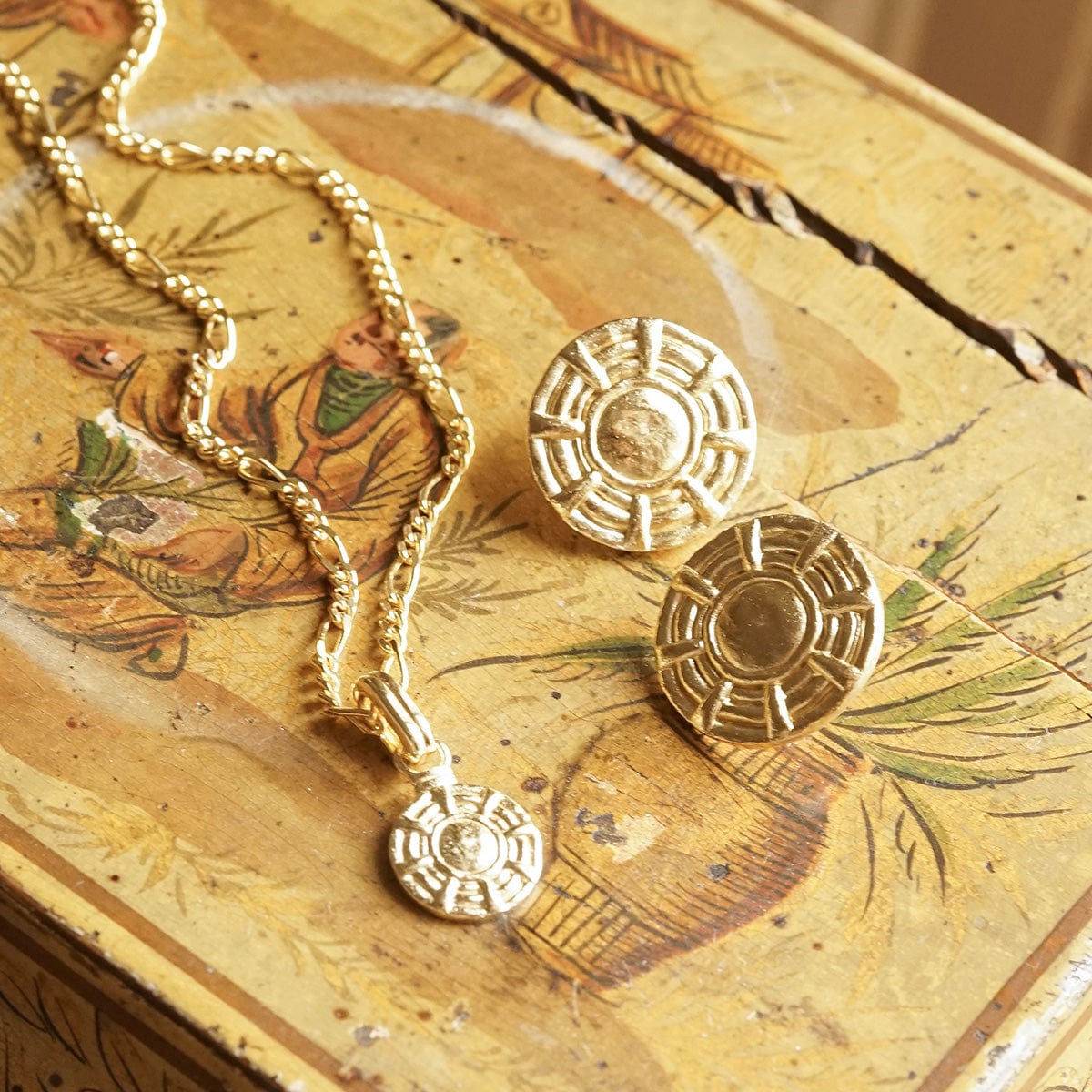 Apollo Pendant Necklace 18ct Gold Plate