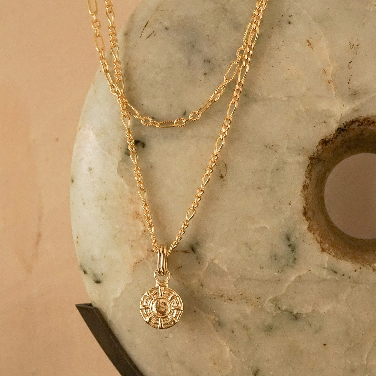 Apollo Pendant Necklace 18ct Gold Plate